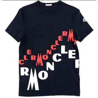 MONCLER - MONCLER Tシャツ　ネイビー　メンズ　S