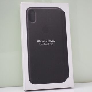 アップル(Apple)のiPhone XS Max 用 Apple純正 Leather Folio 黒(iPhoneケース)