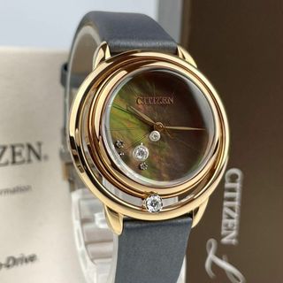 シチズン(CITIZEN)の美品 付属品完備 シチズン L ダイヤモンド 3000本限定 シェル 稼働品(腕時計)