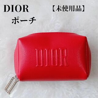 Dior - 【未使用品❤️】Dior　ポーチ　赤　ノベルティ　星型ファスナースライダー
