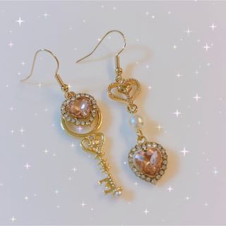 ハートビジューピアス(ピアス)