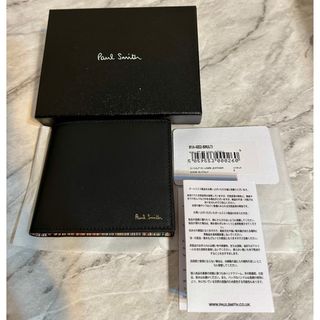 ポールスミス(Paul Smith)の新品未使用 ポールスミス マルチストライプ カーフ&ラムレザー 折り財布(折り財布)