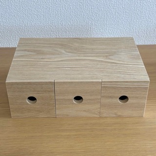 ムジルシリョウヒン(MUJI (無印良品))の無印良品　木製小物収納３段(リビング収納)