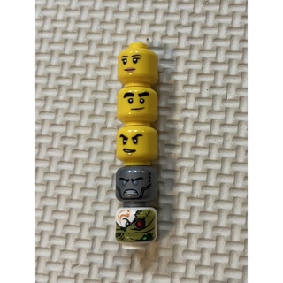 レゴ(Lego)のレゴミニフィグ　ニンジャゴー　顔のみ(積み木/ブロック)