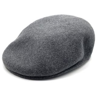 カンゴール(KANGOL)のKANGOL カンゴール WOOL 504 HUNTING CAP ウール ハンチングキャップ グレー 0258BC Size M (57cm)(ハンチング/ベレー帽)