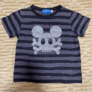 ディズニー(Disney)のディズニーリゾート　100cm   tシャツ  綿100%  ラメプリント(Tシャツ/カットソー)