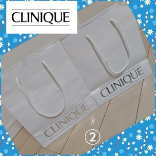 クリニーク(CLINIQUE)のクリニーク　CLINIQUE　紙袋　×2(ショップ袋)