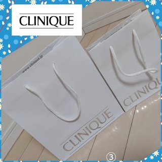 クリニーク(CLINIQUE)のクリニーク　CLINIQUE　紙袋　×2(ショップ袋)