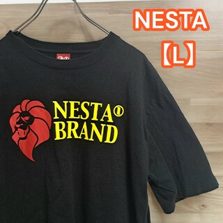 NESTA BRAND - 美品★ネスタ【NESTA】半袖 ティーシャツ ブランドプリント ブラック L