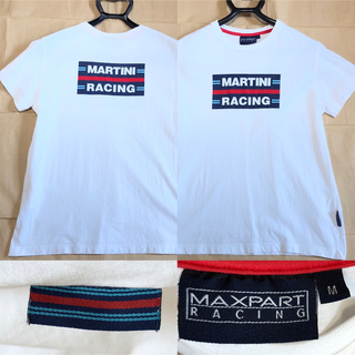 MARTINI RACING Tシャツ M maxpart レーシング 自動車(Tシャツ/カットソー(半袖/袖なし))