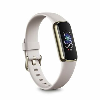 Fitbit Luxe トラッカー ルナホワイト/ソフトゴールド [5日間以上の(その他)
