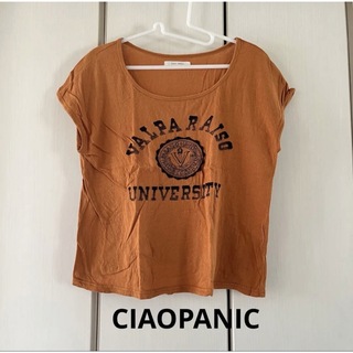 チャオパニック(Ciaopanic)のチャオパニック　刺繍Tシャツ(Tシャツ(半袖/袖なし))