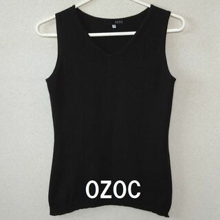OZOC - ★ OZOC（オゾック）Ｖネック ノースリーブ 黒 ★
