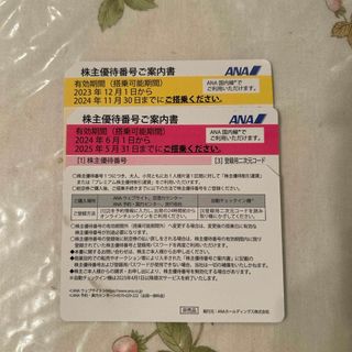  ANA株主優待　割引チケット　2枚(その他)