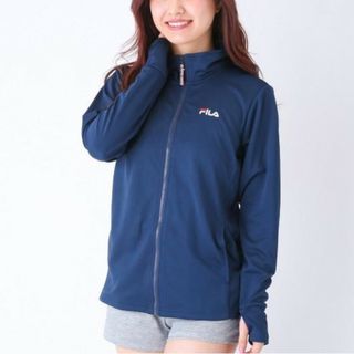 FILA - 【新品】FILAフィラPEメッシュジャケット418-630ネイビーUVカット L