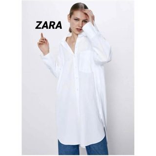 ZARA - ZARA ザラ ポプリンシャツ ワンピース 長袖