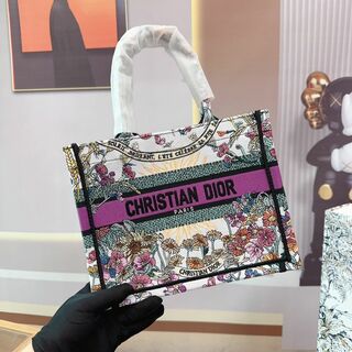 クリスチャンディオール(Christian Dior)のスモール『ディオール．dior』　刺繍トート*バッグ-06-(その他)