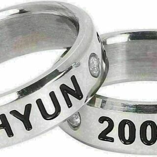 【1点限り】記念日 リング 指輪 ネックレス紐付き 韓国人気(イヤリング)