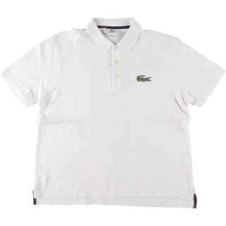 ラコステ(LACOSTE)の古着 ラコステ LACOSTE フランス企画 半袖 ポロシャツ ７ メンズXXL /eaa452938(ポロシャツ)