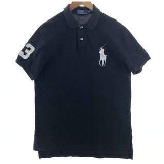 ラルフローレン(Ralph Lauren)の古着 ラルフローレン Ralph Lauren POLO by Ralph Lauren CUSTOM FIT ビッグポニー 半袖 ポロシャツ メンズL  /eaa381359(ポロシャツ)