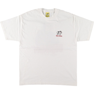 古着 BIG DOGS バックプリント プリントTシャツ メンズL ヴィンテージ  /eaa410052(Tシャツ/カットソー(半袖/袖なし))