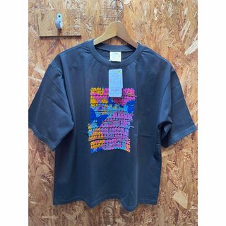 スカラー(ScoLar)のスカラー　142665：SCOLARロゴ フロッキープリントTシャツ(Tシャツ(半袖/袖なし))