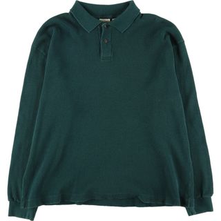 エルエルビーン(L.L.Bean)の古着 00年代 エルエルビーン L.L.Bean 長袖 ポロシャツ USA製 メンズXL /eaa423186(ポロシャツ)