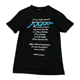 ムータ(muta)のmuta MARINE ムータマリン LETTERED Tシャツ ブラック 4(Tシャツ/カットソー(半袖/袖なし))