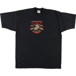 古着 TOP THREADS U.S.MARINE CORPS アメリカ海兵隊 刺繍Tシャツ USA製 メンズXL /eaa452858(Tシャツ/カットソー(半袖/袖なし))