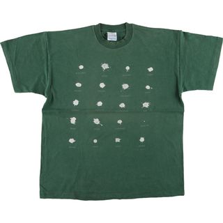 スクリーンスターズ(SCREEN STARS)の古着 90年代 スクリーンスターズ SCREEN STARS 鳥のフン プリントTシャツ メンズXL ヴィンテージ /eaa452835(Tシャツ/カットソー(半袖/袖なし))