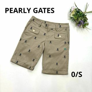 パーリーゲイツ(PEARLY GATES)のパーリーゲイツ　0/S ハーフパンツ　ショートパンツ　ベージュ　総柄(ウエア)