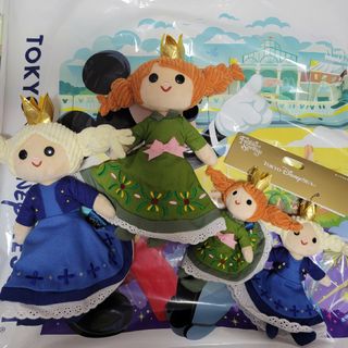 ディズニー(Disney)の【新品未使用】ファンタジースプリングス　アナ雪ぬいぐるみセット(ぬいぐるみ)