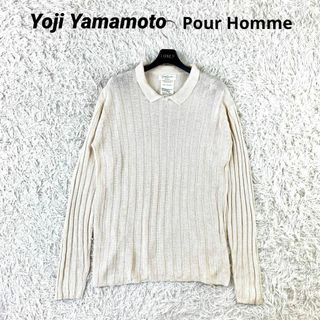 Yohji Yamamoto POUR HOMME - ✨大人気✨Yoji Yamamoto Pour Hommeニット　日本製　麻