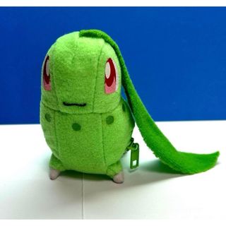 Takara Tomy - 初期ポケモン　チコリータ　フィギュア　ポケモンボール　ぬいぐるみTOMY レトロ