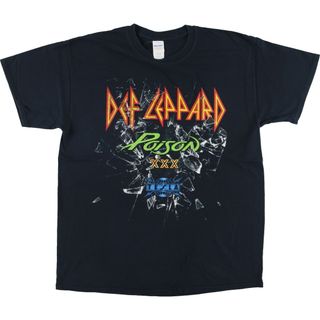 古着 DEF LEPPARD デフレパード バンドTシャツ バンT メンズL /eaa452807(Tシャツ/カットソー(半袖/袖なし))