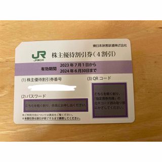 ジェイアール(JR)のJR東日本　株主優待割引券　1枚(その他)