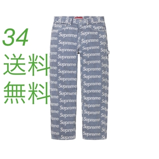 シュプリーム(Supreme)のSupreme Denim Painter Pant Stripe 34 新品(デニム/ジーンズ)