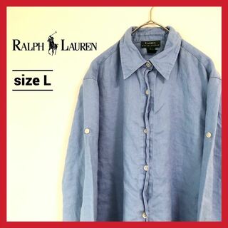 ラルフローレン(Ralph Lauren)の90s 古着 ラルフローレン 長袖シャツ カラーシャツ ゆるダボ L (シャツ)