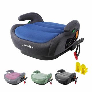 【色: ブルー】Jovikids ジュニアシート ISOFIX、R129適合 ブ(自動車用チャイルドシート本体)