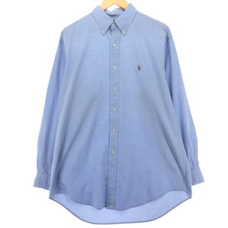 ラルフローレン(Ralph Lauren)の古着 ラルフローレン Ralph Lauren YARMOUTH 長袖 ボタンダウンシャツ メンズL /eaa452731(シャツ)