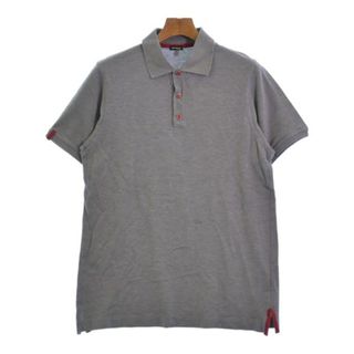 キトン(KITON)のKiton キトン ポロシャツ XL グレー 【古着】【中古】(ポロシャツ)