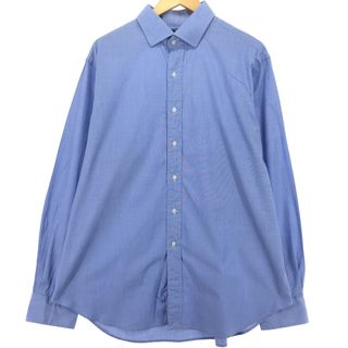 ラルフローレン(Ralph Lauren)の古着 ラルフローレン Ralph Lauren POLO by Ralph Lauren CLASSIC FIT 長袖 コットンシャツ メンズXL /eaa452733(シャツ)