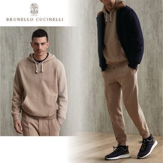 ブルネロクチネリ(BRUNELLO CUCINELLI)のM44★美品★21-22AW★極上コットンパーカー ブルネロクチネリ(パーカー)