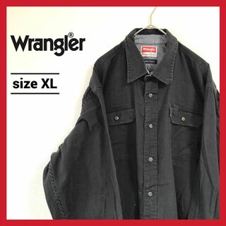 Wrangler - 90s 古着 ラングラー 長袖シャツ オーバーサイズ ゆるダボ XL 