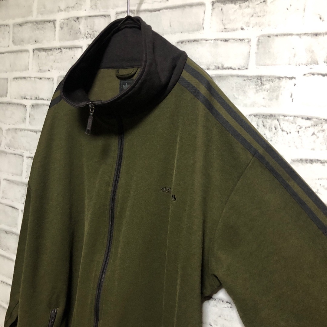 adidas Originals - 希少2XLカーキ⭐️90s adidas トラック adidas Originals - 希少2XLカーキ⭐️90s adidas トラック