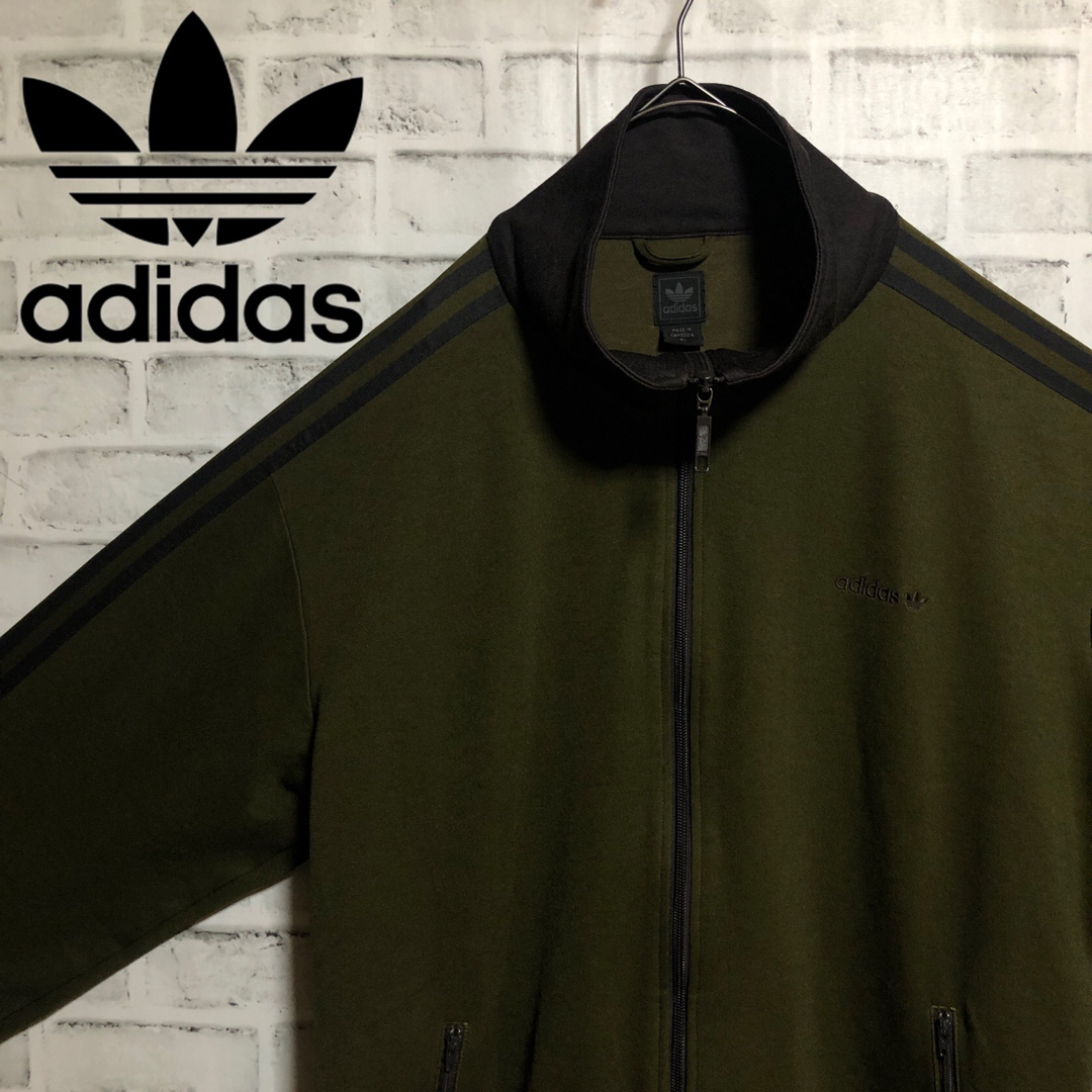 adidas Originals - 希少2XLカーキ⭐️90s adidas トラック adidas Originals - 希少2XLカーキ⭐️90s adidas トラック