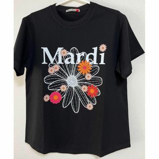 人気　Mardiマルディメクルディ Tシャツ　ブラックホワイト　韓国(Tシャツ(半袖/袖なし))