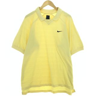 ナイキ(NIKE)の古着 00年代 ナイキ NIKE GOLF ゴルフ スキッパー 半袖 ポロシャツ メンズL /eaa448347(ポロシャツ)