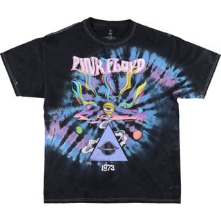 古着 PINK FLOYD ピンクフロイド タイダイ柄 バンドTシャツ バンT メンズL /eaa451412(Tシャツ/カットソー(半袖/袖なし))