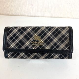 バーバリー(BURBERRY)のＲ　極美品 BURBERRY ノバチェック キャンバス 長財布(財布)